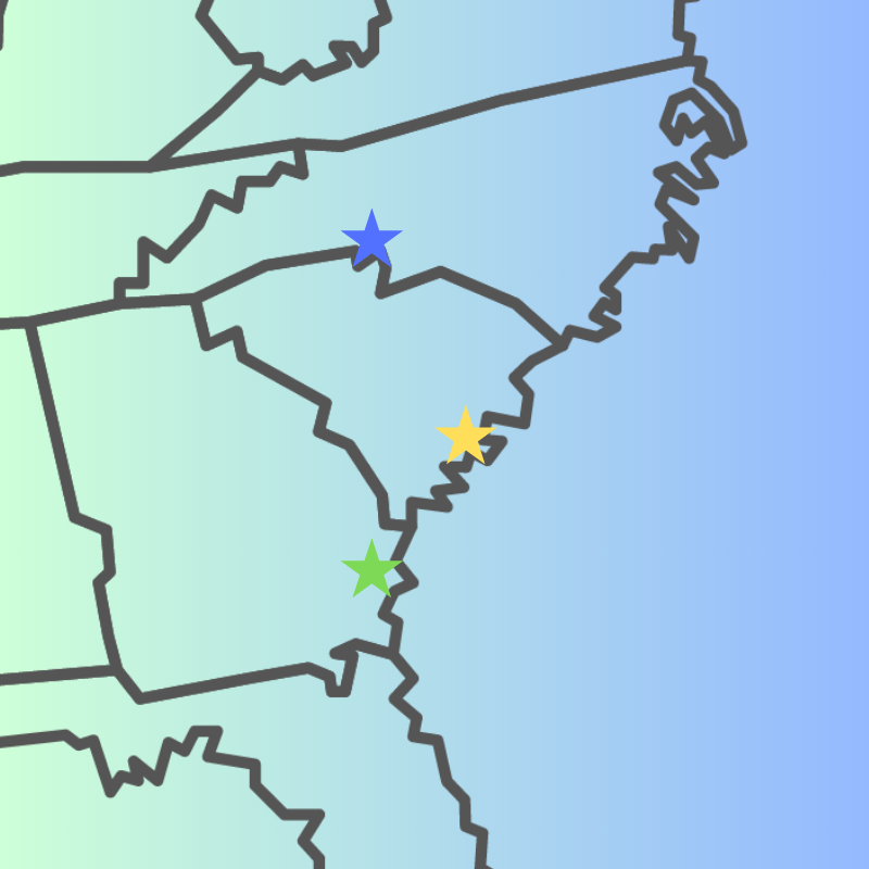 charleston compared to charlotte and savannah